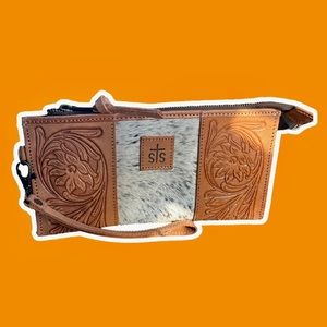STS RanchWear Hair on Hide wallet